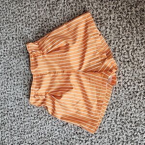 Girls high waist satin dress shorts